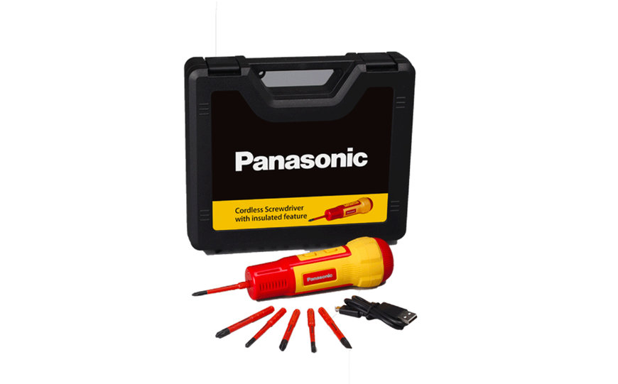 PANASONIC’S NEW INSULATED ELECTRIC SCREWDRIVER: COMPACT, CORDLESS, CLEVER 